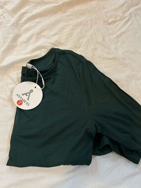Dark Green Long Sleeve Top